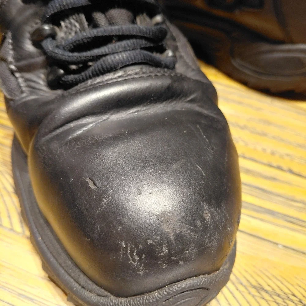 Reebok Rapid Response Boots Size 11 Black Side Zip Composite Toe Tactical RB8874